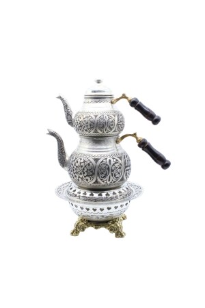 MNZ-Gaziantep اليد الثقيلة المصنوعة من النحاس الكبيرة الحجم الشاي و مجموعة أكثر دفئا نموذج 3 CCA1063 - COPPERDONE