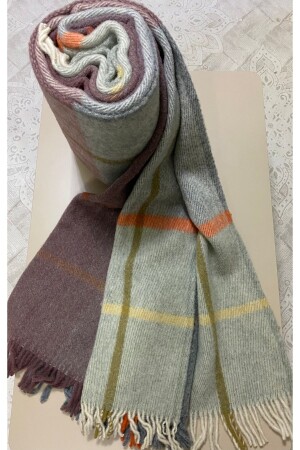 MNZ-Gençev المنزلي والسلين وال 100% حمام الصوف النقي السكوتشية الحجرة الملك الحجم حمام الصوف النقي - 100% الصوف النقي - الصوف G - GENÇEV HOME COLLECTİONS