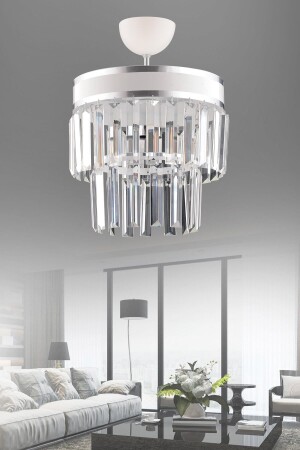 MNZ-Generation واحد أبيض مرتين من الكريستال المعدنية - Kuzey Aydinlatma