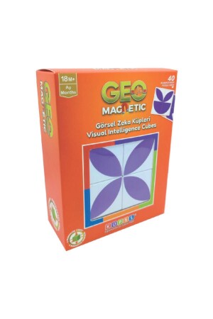 مكعبات الذكاء البصري المغناطيسي MNZ-Geo - أداء النمط الجيميتري - لعبة تعبية 3D - KÜPSS
