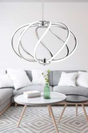 مصباح معلق كروم من نوع MNZ-Gestel مصباح معلق 88 وات مع LED مطبخ جديد حمام أدى غرفة المعيشة مصباح معلق شمعة 11305-01-CH - Apliqa