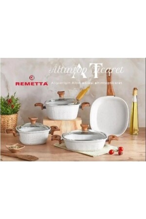 مجموعة أدوات الطبخ من طراز MNZ-Gia 7 Piece Square - Remetta