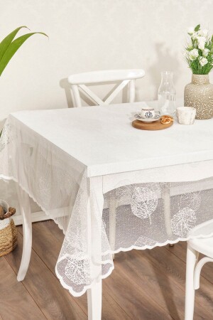 (MNZ-Gillian) طلاء مائدة أبيض - Sarah Anderson