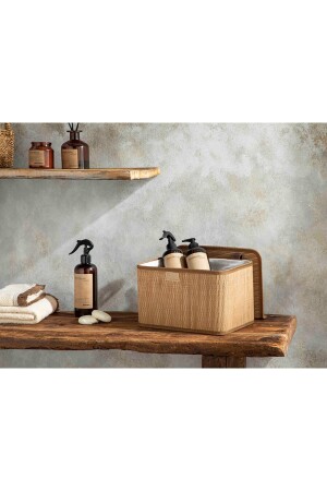 صندوق تخزين من الخيزران من نوع MNZ-Gina 28x20x18 سم TYC00593491213 - English Home