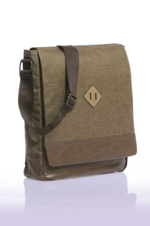 MNZ-Gk15 البريد عمودي حقيبة الجسم المتقاطع خاكي بني 20uhk00061 - By Hakan