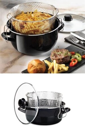 MNZ-Glass Lid Sausage Potato Zucchini Eggplant لا يمكن أن يكون من النفط - LaGabya