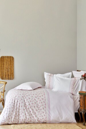 MNZ-Glen Pink 100% القطن المزدوج غطاء الغطاء 200 مجموعة 18. 01. 2323 - Karaca Home