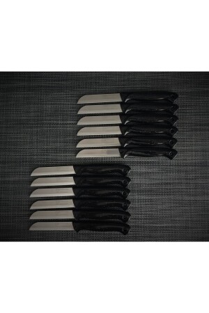 سكين ثمرة سوداء من MNZ-Glitter 12 ميكرو - Solingen