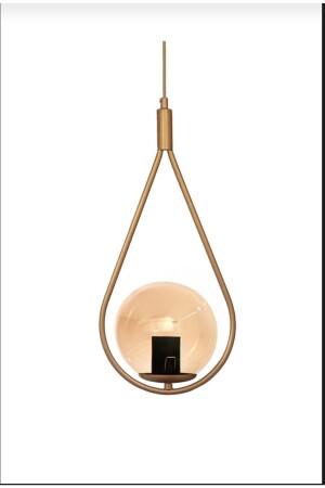 MNZ-Globe واحد القديمة مصباح العصا شمعة مع عسل الأصلي الزجاج المعاصر مصباح العصا غرفة النوم المطبخ غرفة المعيشة TYC004860197 - VEDA AVİZE