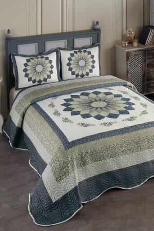 غطاء سريري مزدوج ملفوف من MNZ-Gloria Green - Örtüm