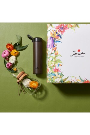 MNZ-Glory 850 مل جهاز صنع القهوة الزجاجي 500 مع جهاز خشبي. 01. 01. 6786 - Jumbo