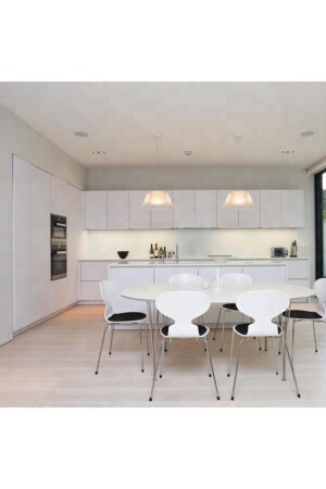 MNZ-Glossy White Adhesive Foil المطبخ الخزانة والأثاث الغطاء الألماني 100 × 100 سم - Omega Design