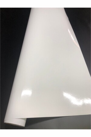 MNZ-Glossy White Adhesive Foil المطبخ الخزانة الطاولة والأثاث الغطاء - Dakik Reklam