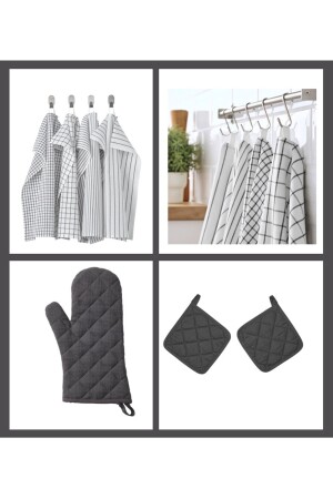 MNZ-Gloves & Handle & Drying Cloth Set 22-1023-1132 - EZMK EV GEREÇLERİ