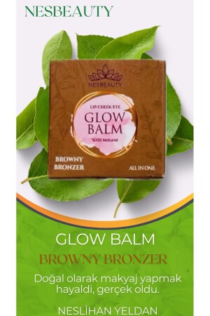 MNZ-Glow Balm Bronzer-Browny - Nesyeldan