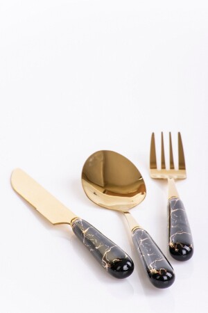 MNZ-Gold 18 قطعة قناصة كعكة سكين مجموعة MH434445 - Mukko Home