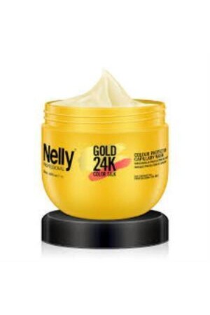 MNZ-Gold لون الحرير 24K Mask 500 مل FDRESA - Nelly