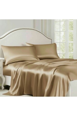 MNZ-Gold Color القطن ساتين بلورية غطاء القشرة مجموعة Hp55789 - METİNEV