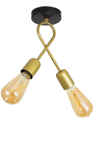 MNZ-Gold Cross Bow Model Chandelier مجموعة من 2 LMBDR0085GOLD - Lambadar