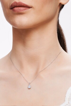 MNZ-Gold Drop Necklace KLINTVR04-24627-M - Altınbaş