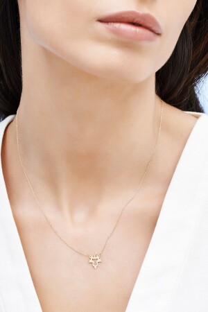 MNZ-Gold طائرة شجرة عنق KLMK7085-24754 - Altınbaş