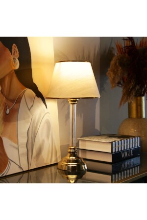 MNZ-Gold Leg Cream Fabric زينة لمبعة Ayd-2980 AYD-2980 - HOMİNG