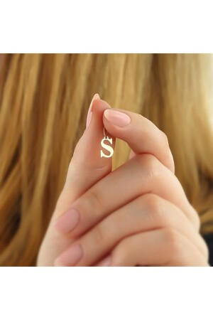 MNZ-Gold Letter S Pendant SV0329 - Glorria