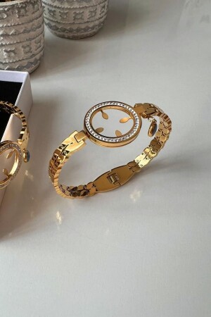 MNZ-Gold Plated Quarter ذهبية مدخلة سلسلة الشعير مفصلة عصا اليد العنق - Allmisse