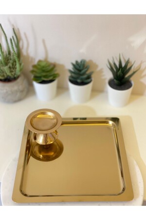 صندوق تقديم القهوة من طراز MNZ-Gold Square (مكونة 1 كمبيوتر) SM6374748 - Gaios Design