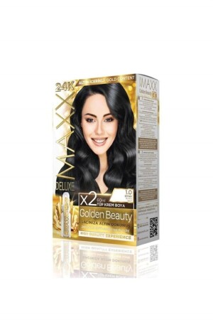MNZ-Golden 24k 1. 0 صبغة شعر من الذهب الأسود - Maxx Deluxe