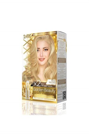 MNZ-Golden 24k 10. 0 لون شعر شقراء مثمرة مع محتوى ذهب - Maxx Deluxe