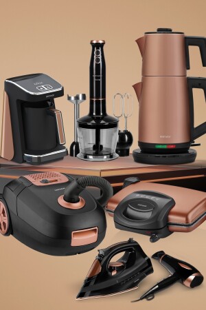 MNZ-Goldline 32 قطعة مزيان حزمة الزفاف الإلكترونية المطبخ الكهربائي المعدة المعدة المعدة BY-5722 - GoldMaster