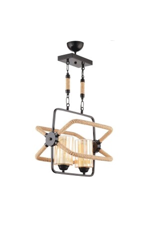 (MNZ-Gondola) قطعة 2 حبل رستيكي حقيقي (Candylier GOND0L02-0100-S) - Taşcan Aydınlatma