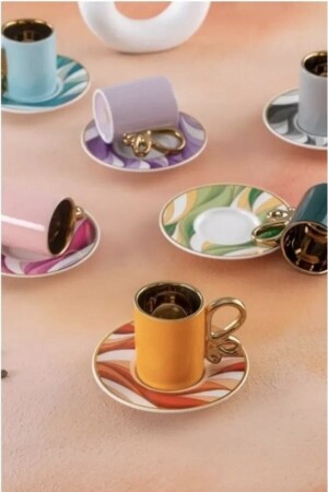 MNZ-Grace 6 شخص كوب قهوة مجموعة 02ACR SHP-22-0140 - ACAR