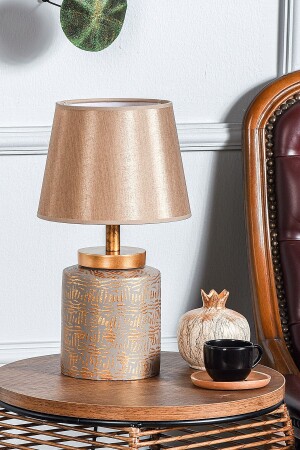 MNZ-Grande شمعة السيراميك الراغدية الذهبية Srmk-53 TM167 - hmydesign