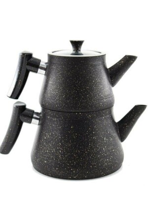 MNZ-Granite مغطاة بالبراميد الزجاجية الغطاء الشاي الأسود 2020ST000000246 - Genel Markalar