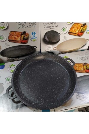 MNZ-Granite 36 Cm Pancake (BAZLAMA) Pan Gray MYTHERGZLMGRİ - ThermoAD