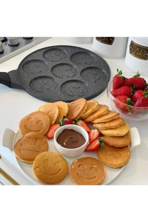 MNZ-Granite Emoji Pancake Pan 8697808860170 - Eda
