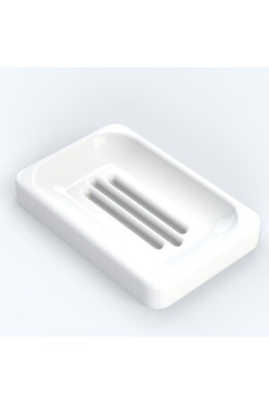 (MNZ-Granite Solid Soap Dish) الأبيض - المركب. - EOCRAFT