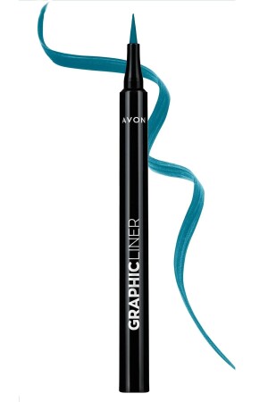 MNZ-Graphic Liner شديدة النتبة السائل المزرق الموجات الزرقاء - Avon