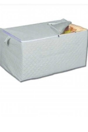 حقيبة تخزين من نوع MNZ-Gray حجم كبير وسادة غطاء غطاء أسفل السرير حقيبة تخزين 100 X 50 X 50 سم مغلق - Ayhome