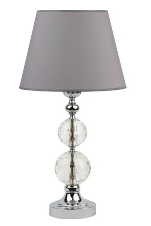 MNZ-Gray كروم كريستال 2 قطعة كرة الأرض شمعة - Vinner