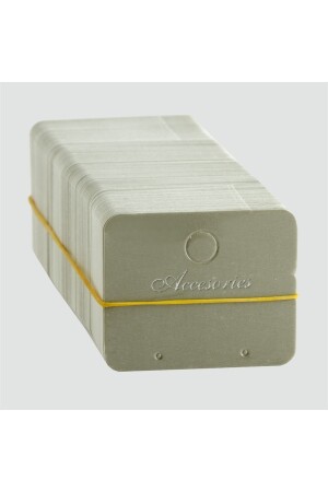 بطاقة الأقراط الارضية من الـ MNZ-Gray 200 قطعة - Genel Markalar