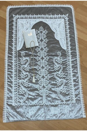 سجادة صلاة من الـ MNZ-Gray 3 Piece Dowry Bundle Set عروس العريس - Ayhanhome