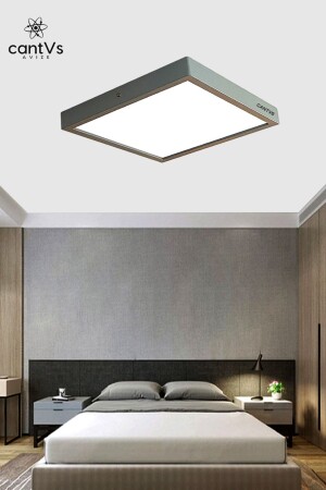 MNZ-Gray الخشبية الإطار السقف أدى 60x60cm إضاءة لوحة الشنابل 6500k الضوء الأبيض 67799مخضرو - Aquaform