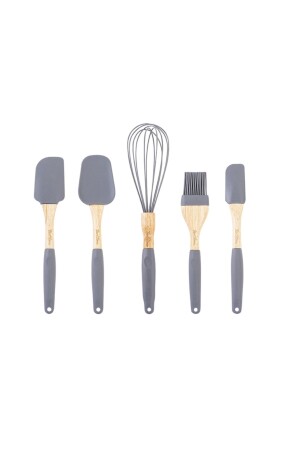 مجموعة من الـ MNZ-Gray Colored Silicone 5-piece Preparation Set TYC00256232068 - Tantitoni