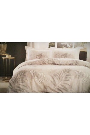 MNZ-Gray Frunze Duvet Cover Set مضاعفة قوة الطيران 8697353541902 - Özdilek