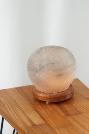 مصباح الملح من قاعدة MNZ-Gray Globe GKRT01 - Salt and More