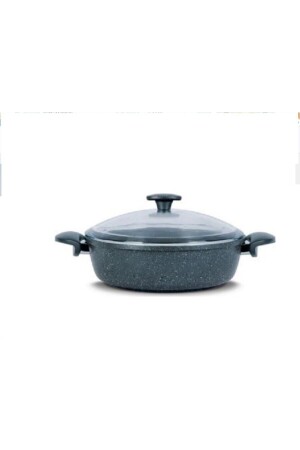 MNZ-Gray Granite Karnıyarık Pot 26 سم - Thermoad