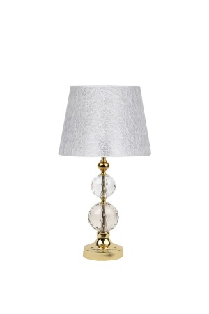 MNZ-Gray Gray Gold Crystal 2 Piece Globe Lampshade ABJ2112014 - Vinner